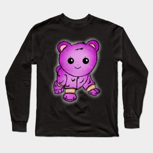 Cute Fuchsia Baby Bear Long Sleeve T-Shirt